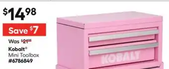 Lowe's Mini Toolbox offer