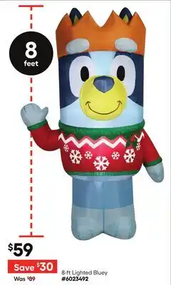 Lowe's 8-ft Lighted Bluey offer