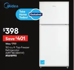 Lowe's 18.1-cu ft Top-Freezer Refrigerator offer