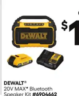 Lowe's 20V MAXF Bluetooth Speaker Kit offer