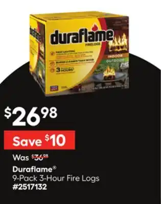 Lowe's 9-Pack 3-Hour Fire Logs offer