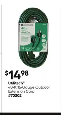 Lowe's 40-ft 16-Gauge Outdoor Extension Cord offer