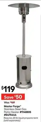 Lowe's Stainless Steel Gas Patio Heater offer