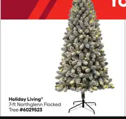 Lowe's 7-ft Northglenn Flocked Tree offer