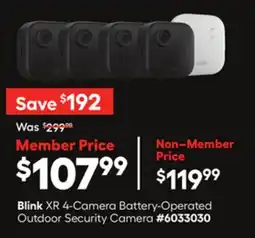 Lowe's Blink XR 4-Camera Battery-Operated Outdoor Security Camera offer