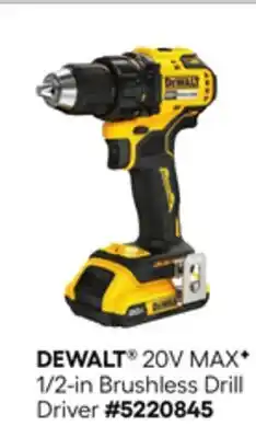 Lowe's DEWALT 20V MAXF 1/2-in Brushless Drill Driver offer