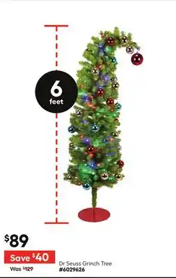 Lowe's Dr Seuss Grinch Tree offer