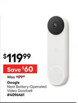 Lowe's Battery-Operated Video Doorbell offer