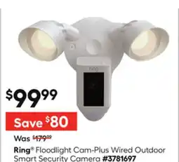 Lowe's Floodlight Cam-Plus Wired Outdoor Smart Security Camera offer