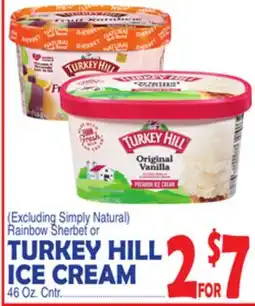 Bravo Supermarkets TURKEY HILL ICE CREAM 46 Oz. Cntr offer