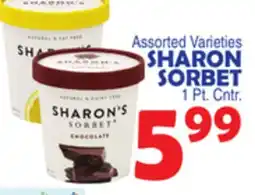 Bravo Supermarkets SHARON SORBET offer