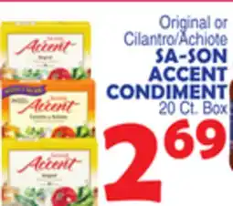 Bravo Supermarkets SA-SON ACCENT CONDIMENT offer