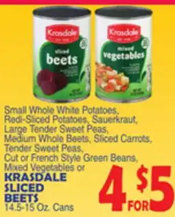 Bravo Supermarkets KRASDALE SLICED BEETS offer