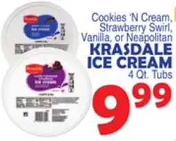 Bravo Supermarkets KRASDALE ICE CREAM offer