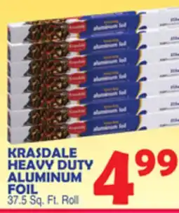 Bravo Supermarkets KRASDALE HEAVY DUTY ALUMINUM FOIL offer