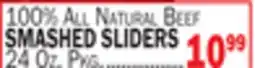 Bravo Supermarkets SMASHED SLIDERS offer