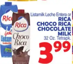 Bravo Supermarkets RICA CHOCO RICA CHOCOLATE MILK offer