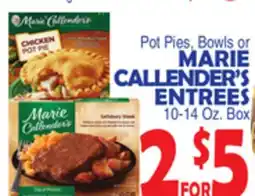 Bravo Supermarkets MARIE CALLENDER'S ENTREES offer
