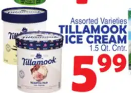 Bravo Supermarkets TILLAMOOK ICE CREAM offer