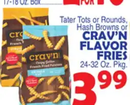Bravo Supermarkets CRAV'N FLAVOR FRIES offer