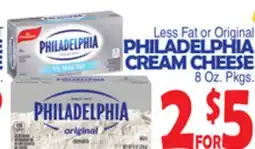 Bravo Supermarkets PHILADELPHIA CREAM CHEESE offer