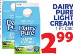 Bravo Supermarkets DAIRY PURE LIGHT CREAM offer