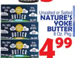 Bravo Supermarkets NATURE'S YOKE BUTTER offer