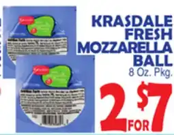 Bravo Supermarkets KRASDALE FRESH MOZZARELLA BALL offer