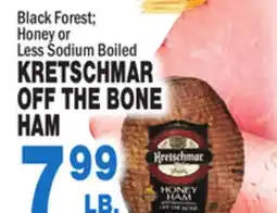 Bravo Supermarkets KRETSCHMAR OFF THE BONE HAM offer