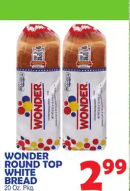 Bravo Supermarkets WONDER ROUND TOP WHITE BREAD offer