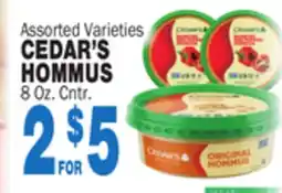Bravo Supermarkets CEDAR'S HOMMUS offer