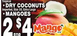 Bravo Supermarkets Tropical DRY COCONUTS offer