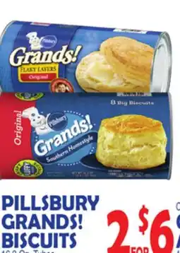 Bravo Supermarkets PILLSBURY GRANDS! BISCUITS offer