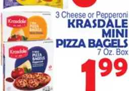 Bravo Supermarkets KRASDALE MINI PIZZA BAGELS offer
