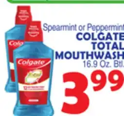 Bravo Supermarkets COLGATE TOTAL MOUTHWASH offer