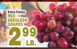 Bravo Supermarkets RED SEEDLESS GRAPES offer