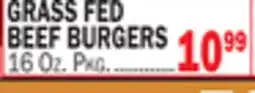 Bravo Supermarkets GRASS FED BEEF BURGERS offer
