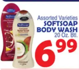 Bravo Supermarkets SOFTSOAP BODY WASH offer