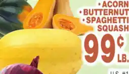 Bravo Supermarkets ACORN, BUTTERNUT, SPAGHETTI SQUASH offer