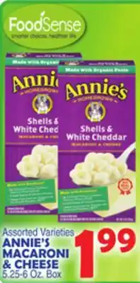 Bravo Supermarkets Annie's Macaroni & Cheese offer