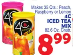 Bravo Supermarkets 4C ICED TEA MIX offer