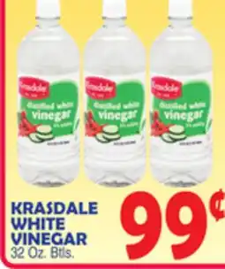 Bravo Supermarkets KRASDALE WHITE VINEGAR offer