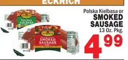 Bravo Supermarkets ECKRICH SMOKED SAUSAGE offer