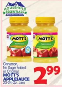Bravo Supermarkets MOTT'S APPLESAUCE offer
