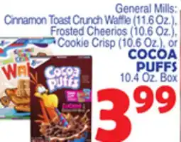 Bravo Supermarkets COCOA PUFFS 10.4 Oz. Box offer