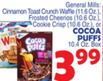 Bravo Supermarkets COCOA PUFFS 10.4 Oz. Box offer