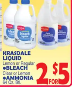 Bravo Supermarkets KRASDALE LIQUID Lemon or Regular offer