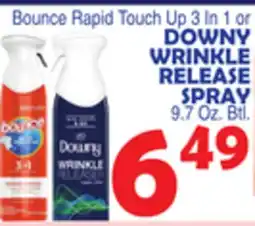 Bravo Supermarkets DOWNY WRINKLE RELEASE SPRAY offer