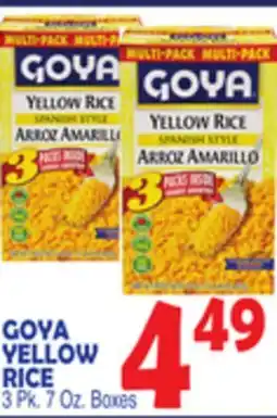 Bravo Supermarkets GOYA YELLOW RICE offer
