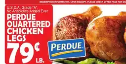 Bravo Supermarkets PERDUE QUARTERED CHICKEN LEGS offer